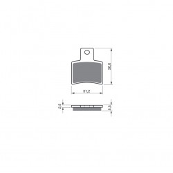 Placute de frana GOLDFREN 202 S3 Placute de frana GOLDFREN 202 S3