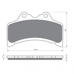 Placute de frana GOLDFREN 204 S3 Placute de frana GOLDFREN 204 S3