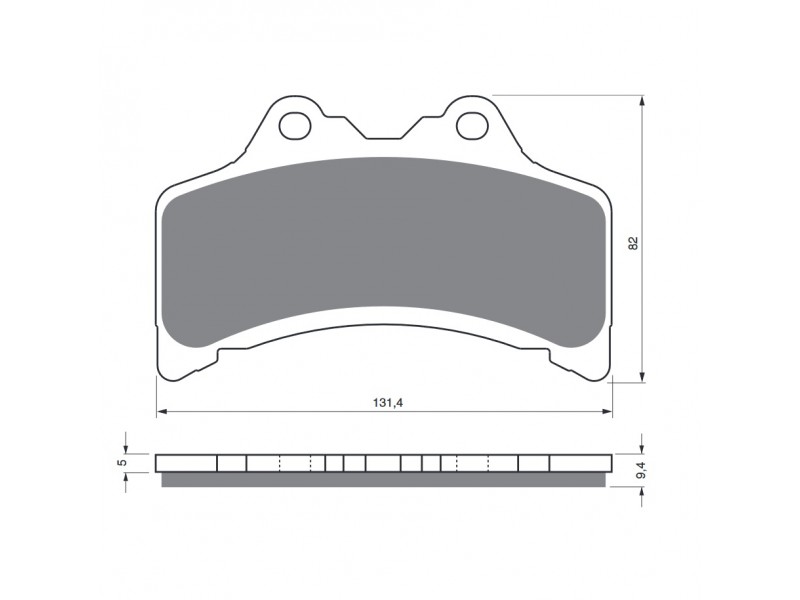 Placute de frana GOLDFREN 204 S3
