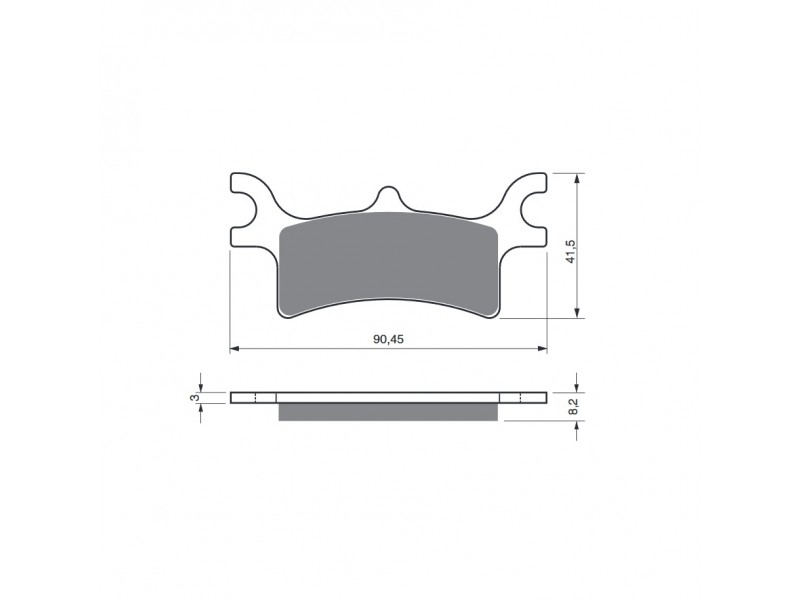 Placute de frana GOLDFREN 209 S3