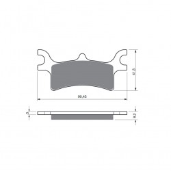 Placute de frana GOLDFREN 209 K5 Placute de frana GOLDFREN 209 K5