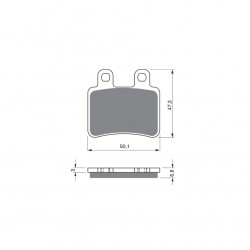 Placute de frana GOLDFREN 211 S3 Placute de frana GOLDFREN 211 S3