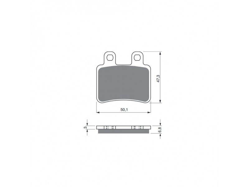 Placute de frana GOLDFREN 211 S3