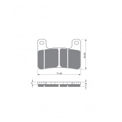 Placute de frana GOLDFREN 213 S3 Placute de frana GOLDFREN 213 S3