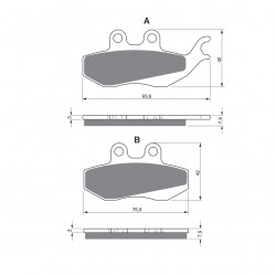 Placute de frana GOLDFREN 215 S3 Placute de frana GOLDFREN 215 S3