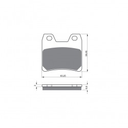 Placute de frana GOLDFREN 222 S3 Placute de frana GOLDFREN 222 S3