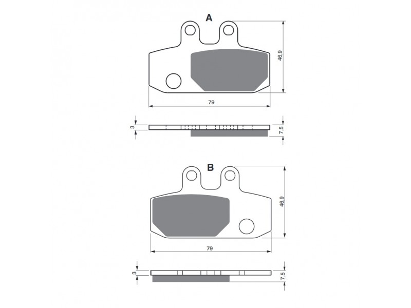 Placute de frana GOLDFREN 223 AD OFF-ROAD FRONT Placute de frana GOLDFREN 223 AD OFF-ROAD FRONT