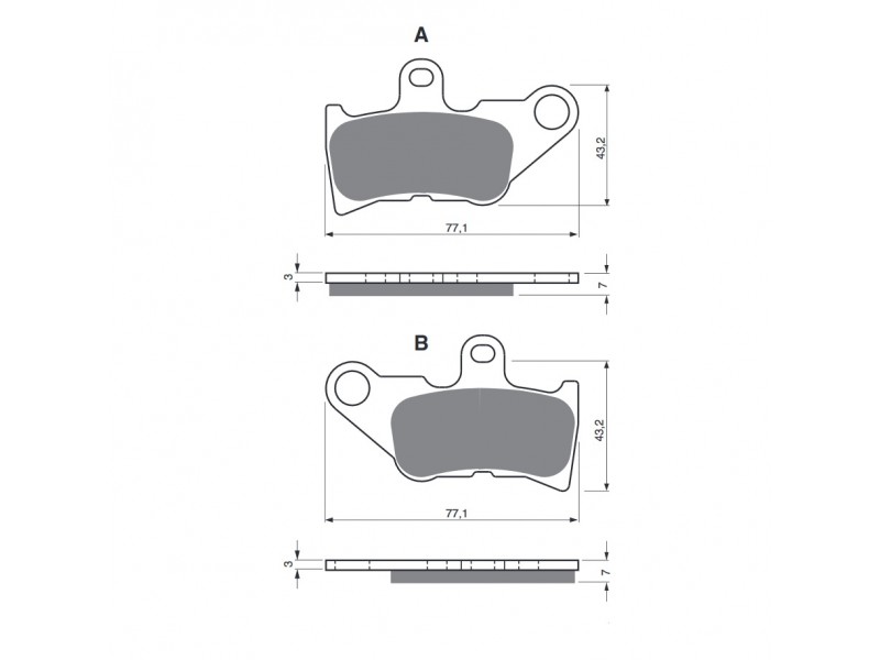 Placute de frana GOLDFREN 224 S3 Placute de frana GOLDFREN 224 S3