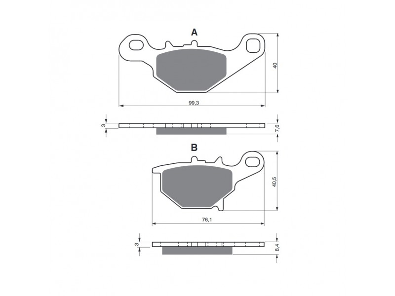 Placute de frana GOLDFREN 226 K5 Placute de frana GOLDFREN 226 K5