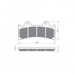Placute de frana GOLDFREN 227 S3 Placute de frana GOLDFREN 227 S3