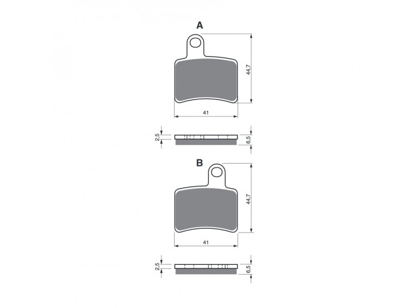 Placute de frana GOLDFREN 228 S3