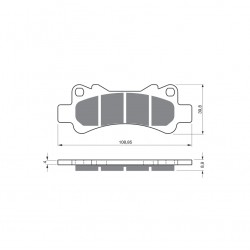 Placute de frana GOLDFREN 229 S3 Placute de frana GOLDFREN 229 S3