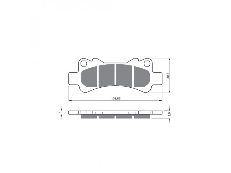 Placute de frana GOLDFREN 229 S3 Placute de frana GOLDFREN 229 S3