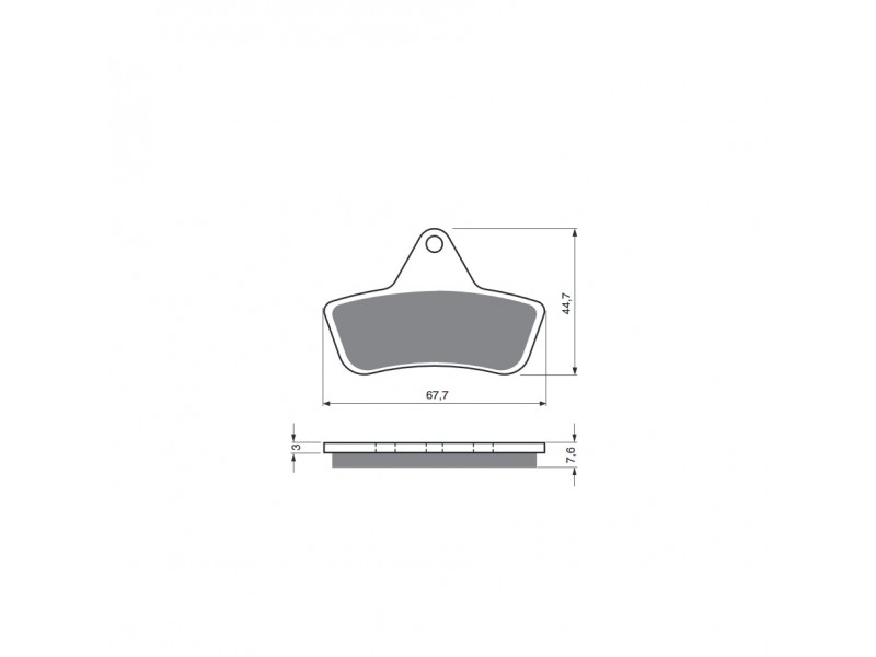 Placute de frana GOLDFREN 232 S3 Placute de frana GOLDFREN 232 S3