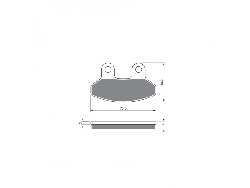 Placute de frana GOLDFREN 234 S3 Placute de frana GOLDFREN 234 S3