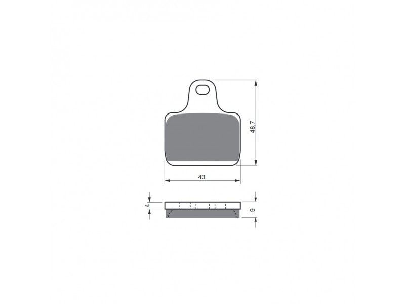Placute de frana GOLDFREN 239 S3 (1 set = 4 pcs) Placute de frana GOLDFREN 239 S3 (1 set = 4 pcs)