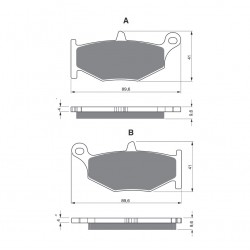 Placute de frana GOLDFREN 241 S3 Placute de frana GOLDFREN 241 S3