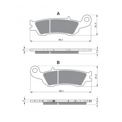 Placute de frana GOLDFREN 248 K5 Placute de frana GOLDFREN 248 K5