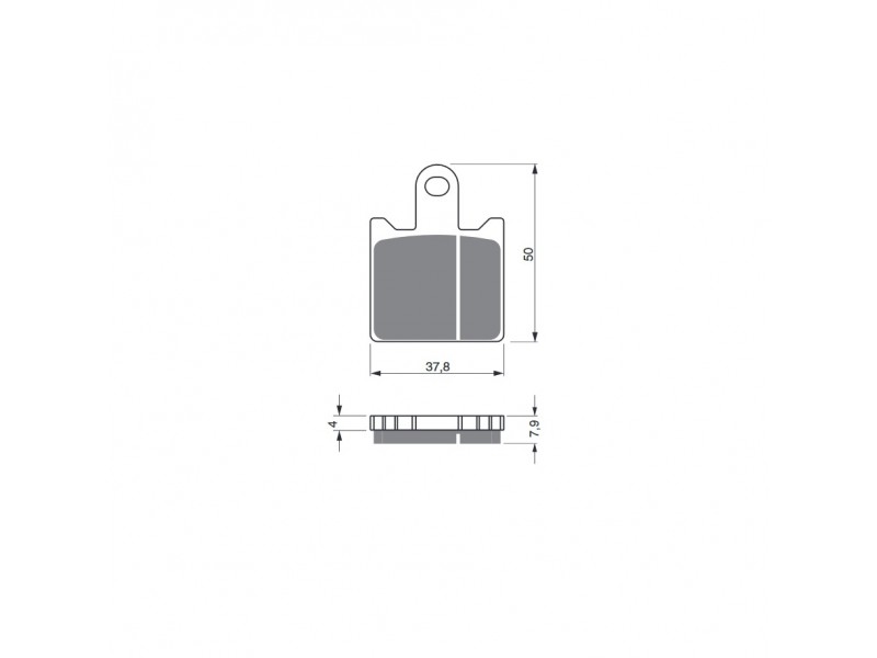 Placute de frana GOLDFREN 249 AD (1 set = 4 pcs) Placute de frana GOLDFREN 249 AD (1 set = 4 pcs)