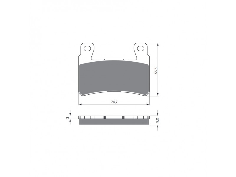 Placute de frana GOLDFREN 279 S3 Placute de frana GOLDFREN 279 S3