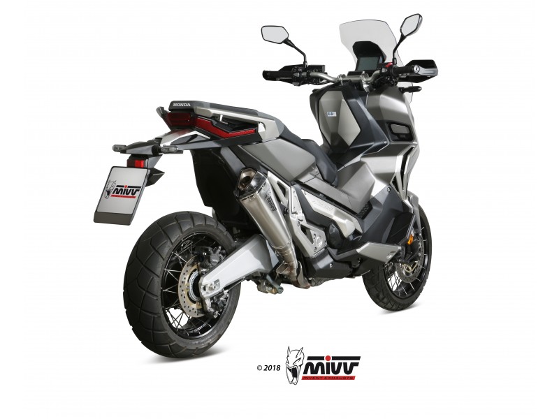 Evacuare MIVV DELTA RACE H.066.LDRX Otel inoxidabil / Capac Carbon