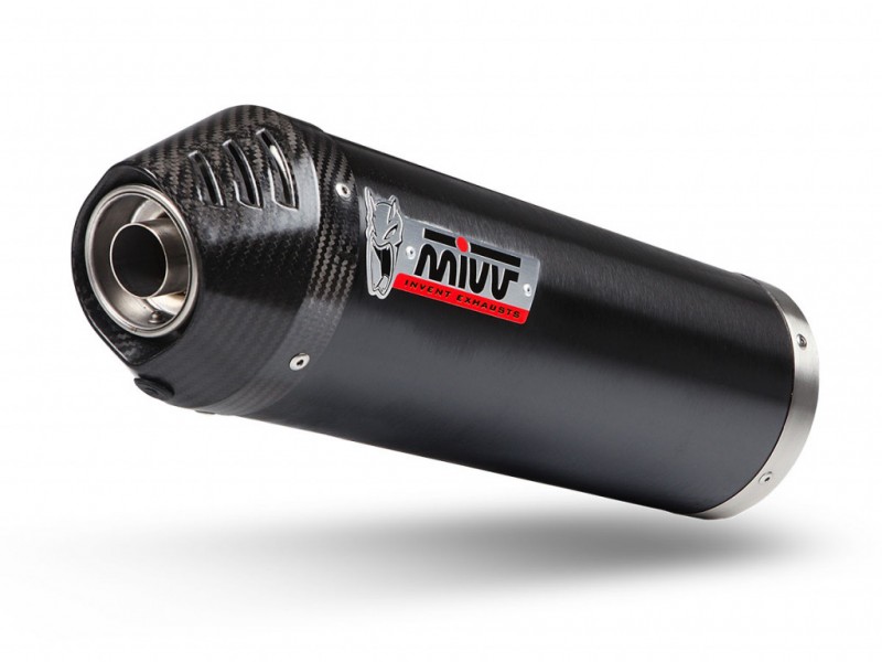 Evacuare MIVV OVAL O.010.LVC Steel black / Carbon cap Evacuare MIVV OVAL O.010.LVC Steel black / Carbon cap