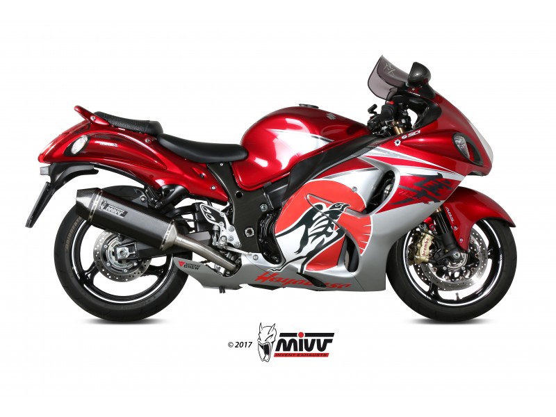 Kit 2 evacuari MIVV SPEED EDGE S.052.LRB Steel Black
