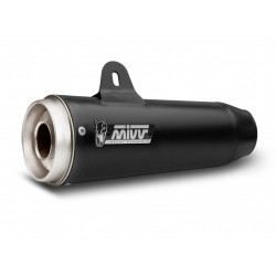 Full exhaust system 3x1 MIVV GHIBLI Y.056.LGB Ceramic black / Stainless Steel Full exhaust system 3x1 MIVV GHIBLI Y.056.LGB Ceramic black / Stainless Steel