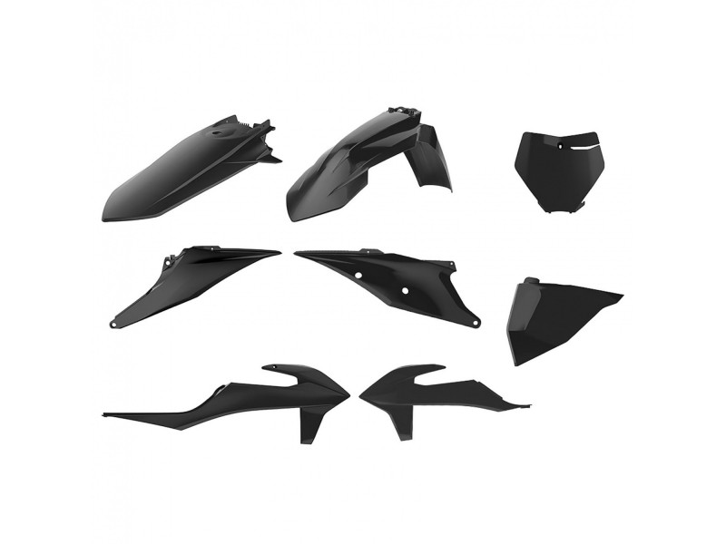 Kit plastice POLISPORT 90810 Negru Kit plastice POLISPORT 90810 Negru