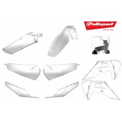Kit plastice POLISPORT 90800 clear 18 Kit plastice POLISPORT 90800 clear 18