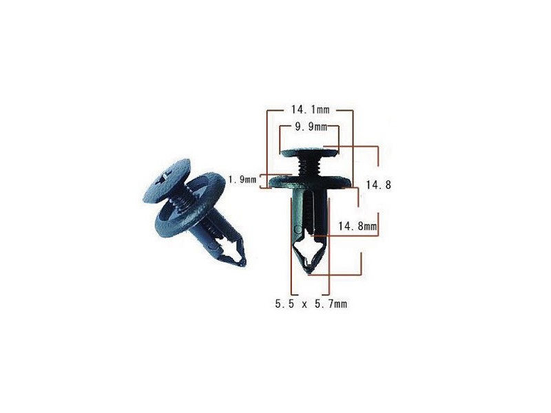 Plastic rivet RMS 121832000 Plastic rivet RMS 121832000