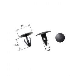 Plastic rivet RMS 121832002 Plastic rivet RMS 121832002