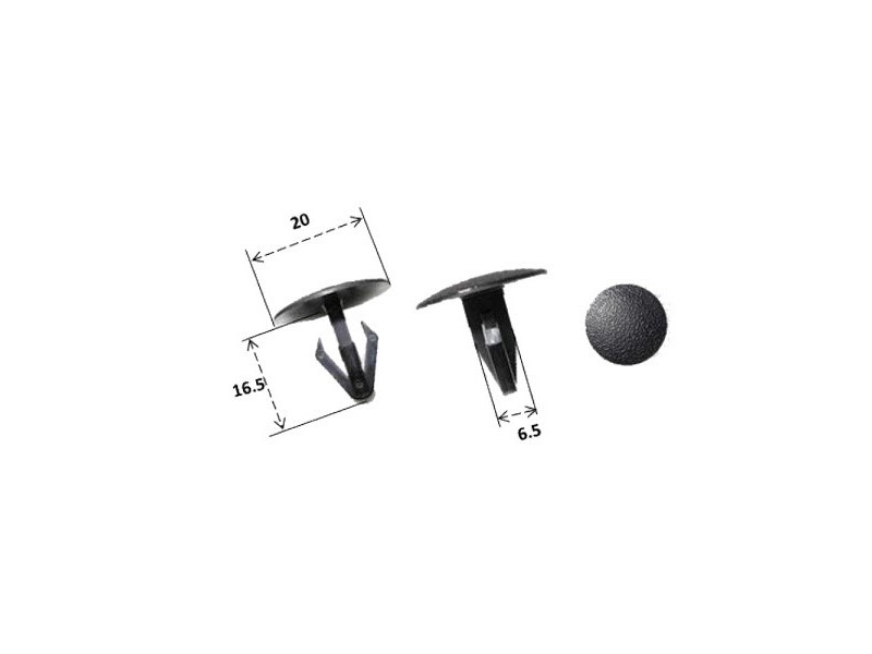 Plastic rivet RMS 121832002 Plastic rivet RMS 121832002