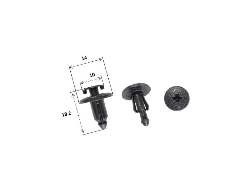 Plastic rivet RMS 121832003 Plastic rivet RMS 121832003