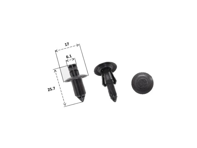 Plastic rivet RMS 121832004 Plastic rivet RMS 121832004