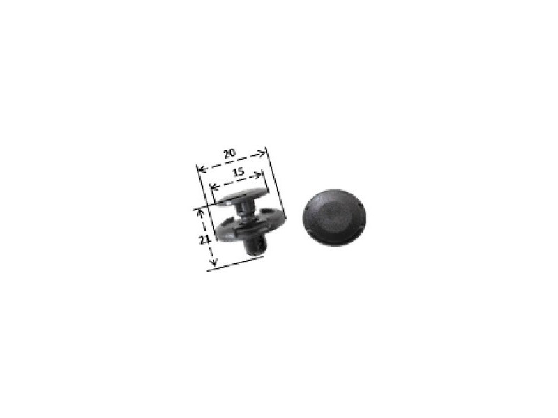 Plastic rivet RMS 121832006 Plastic rivet RMS 121832006