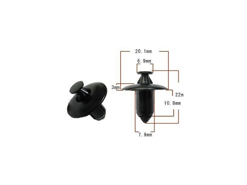 Plastic rivet RMS 121832007