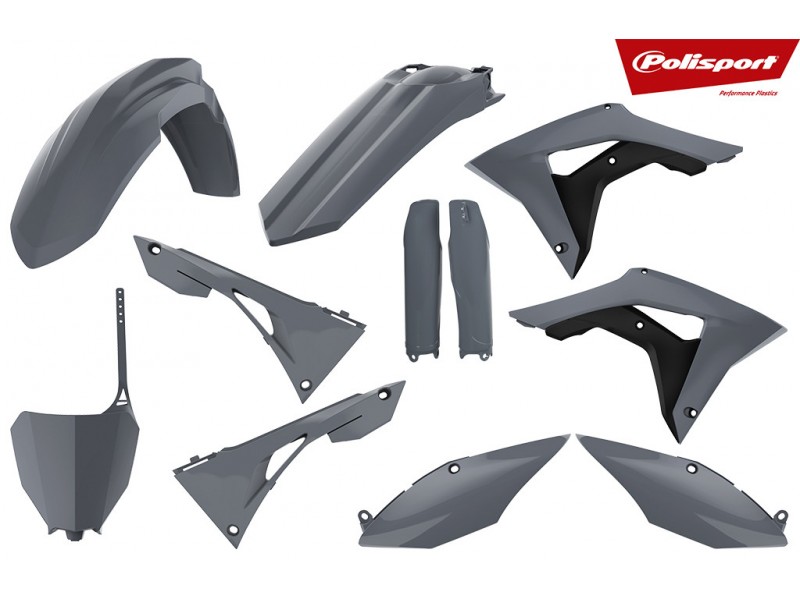 Kit plastice POLISPORT 90823 gri Kit plastice POLISPORT 90823 gri