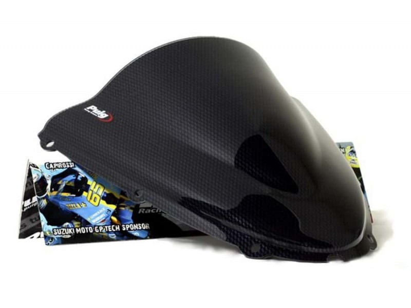 Windscreen PUIG RACING 4053C carbon look