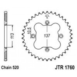 Foaie spate JT JTR 1760-36 36T, 520 Foaie spate JT JTR 1760-36 36T, 520
