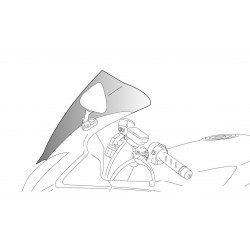 Windscreen PUIG RACING 5249W transparent Windscreen PUIG RACING 5249W transparent