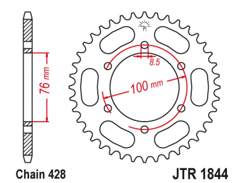 Foaie spate JT JTR 1844-48 48T, 428 Foaie spate JT JTR 1844-48 48T, 428