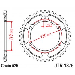 Foaie spate JT JTR 1876-45 45T, 525 Foaie spate JT JTR 1876-45 45T, 525