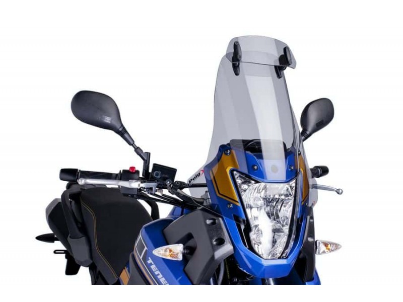Windscreen PUIG TOURING WITH VISOR 5912H smoke