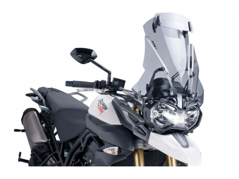 Windscreen PUIG TOURING WITH VISOR 5918H smoke Windscreen PUIG TOURING WITH VISOR 5918H smoke