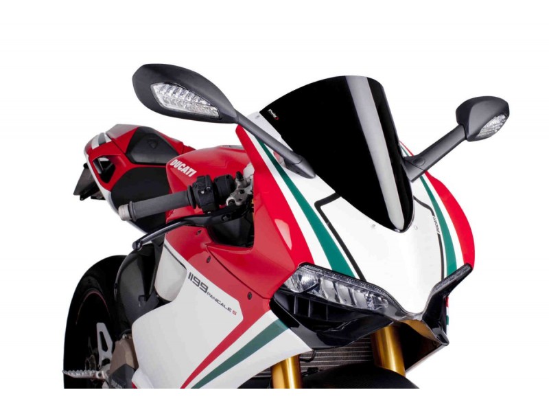 Windscreen PUIG RACING 5990N Negru