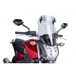 Windscreen PUIG TOURING WITH VISOR 6001H smoke Windscreen PUIG TOURING WITH VISOR 6001H smoke