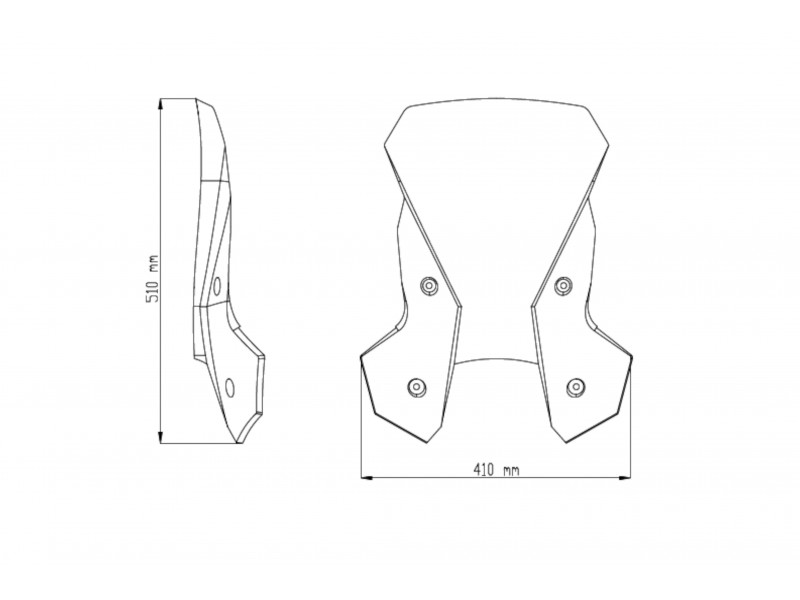 Windscreen PUIG TOURING 6494F dark smoke Windscreen PUIG TOURING 6494F dark smoke
