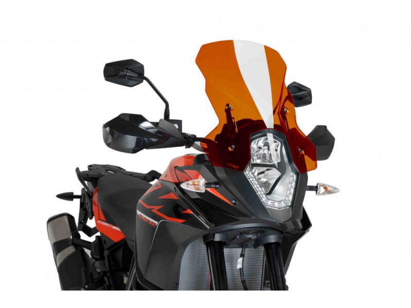 Windscreen PUIG TOURING 6494T portocaliu