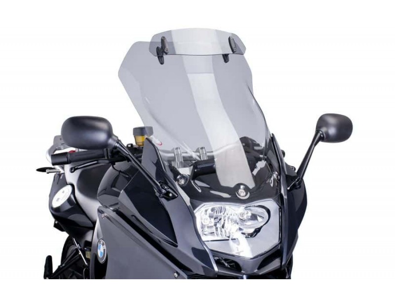 Windscreen PUIG TOURING WITH VISOR 6503H smoke Windscreen PUIG TOURING WITH VISOR 6503H smoke